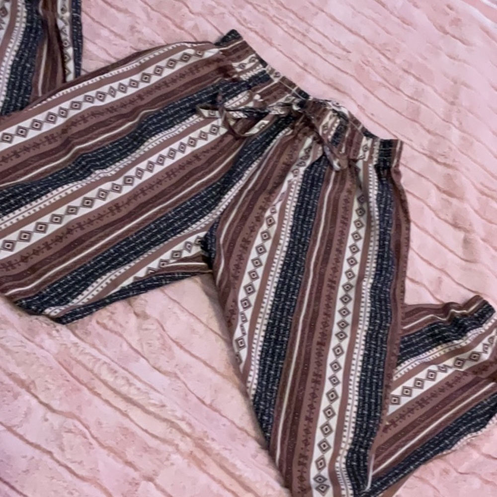 Striped Bohemian Pants